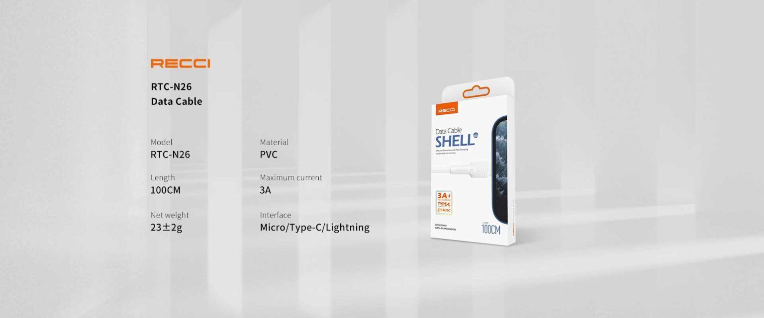  کابل تبدیل Lightningبه USB رسیRTC-N26 