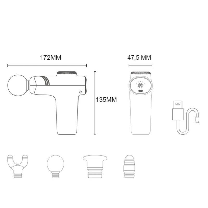  ماساژور تفنگی یسیدو Yesido Massage Gun MG01 