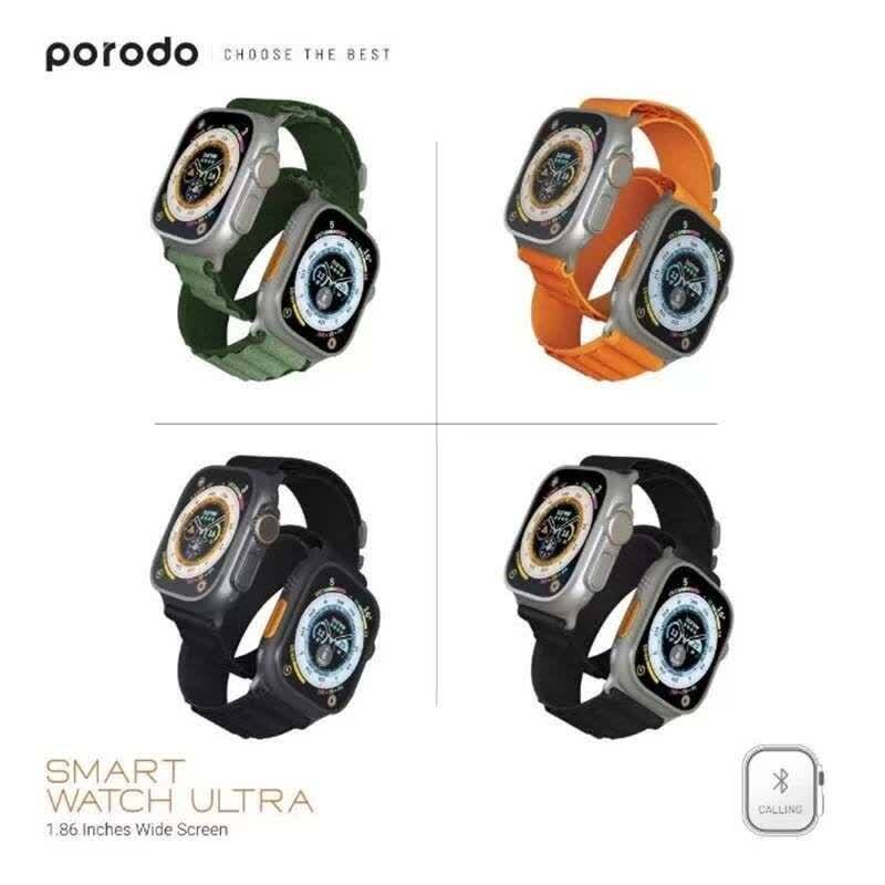  ساعت هوشمند تیتانیوم پرودو Porodo Smart Watch Ultra Titanium(یکسال تعویض و تعمیر) 