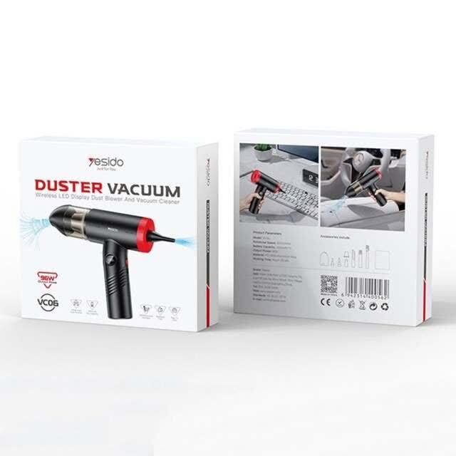  جارو شارژی و گردگیر بی سیم یسیدو Yesido Duster Vacuum VC06 